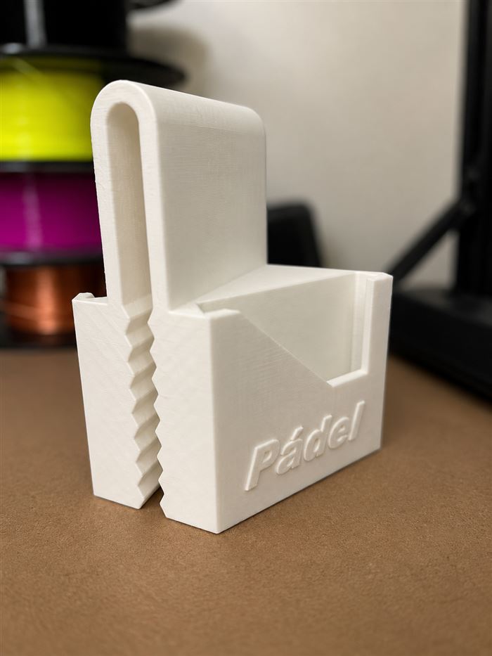 Soporte 3D personalizado entregado a cliente